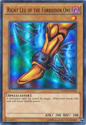 Right Leg of the Forbidden One - YGLD-ENA18 - Ultra Rare Unlimited