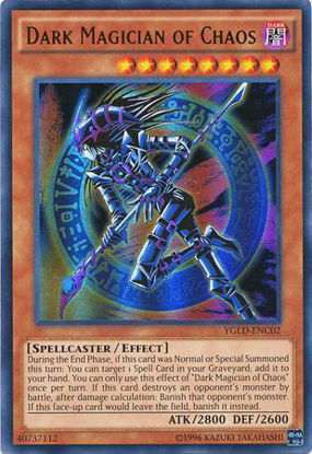 Dark Magician of Chaos - YGLD-ENC02 - Ultra Rare Unlimited