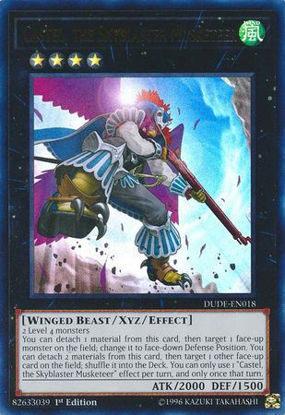 Castel, the Skyblaster Musketeer - DUDE-EN018 - Ultra Rare 1st Edition