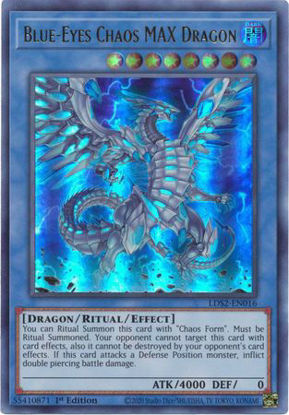 Blue-Eyes Chaos MAX Dragon - LDS2-EN016 - Ultra Rare 1st Edition