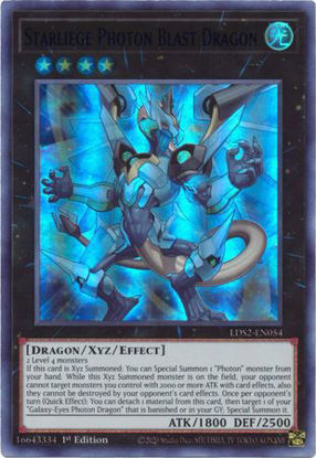 Starliege Photon Blast Dragon (Blue) - LDS2-EN054 - Ultra Rare 1st Edition
