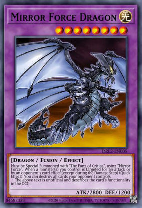 Mirror Force Dragon - DLCS-EN057 - Common 1st Edition