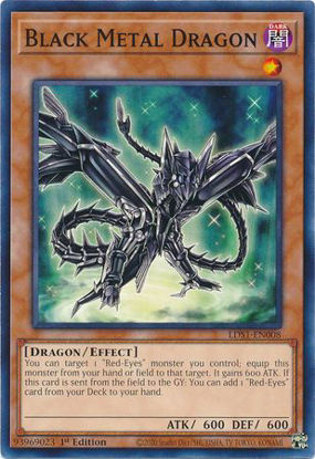 Black Metal Dragon - LDS1-EN008 - Common 1st Edition