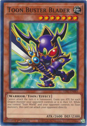 Toon Buster Blader - LDS1-EN065 - Common 1st Edition