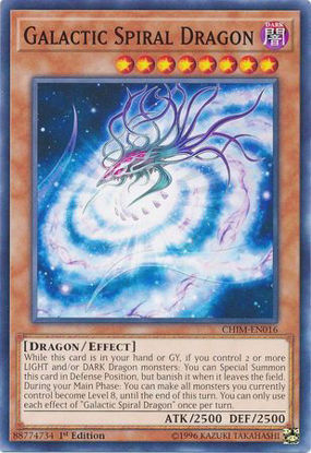 Galactic Spiral Dragon - CHIM-EN016 - Common 1st Edition