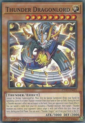 Thunder Dragonlord - ETCO-EN025 - Common 1st Edition
