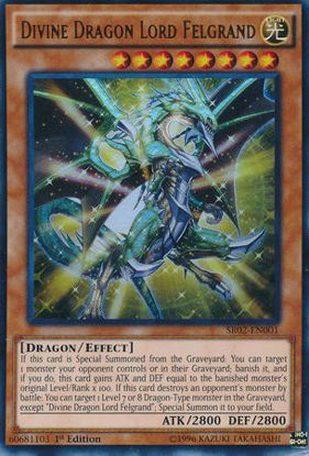 Divine Dragon Lord Felgrand - SR02-EN001 - Ultra Rare 1st Edition
