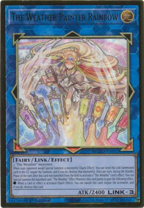 The Weather Painter Rainbow - MGED-EN033 - Premium Gold Rare 1st Edition