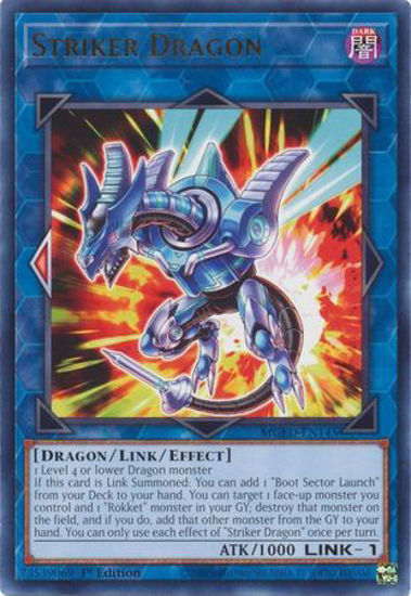 Striker Dragon - MGED-EN145 - Rare 1st Edition