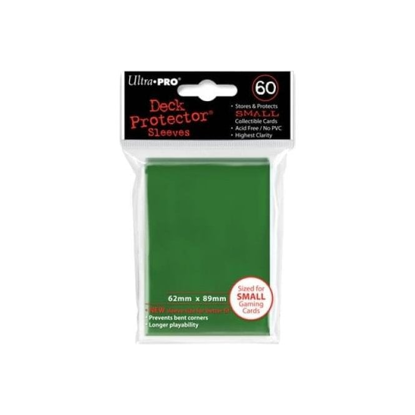 Ultra PRO - 60 Small Size Card Sleeves - Solid Green
