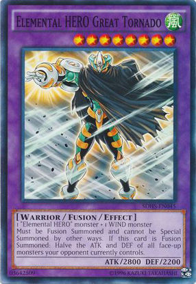 Elemental HERO Great Tornado - SDHS-EN045 - Common Unlimited