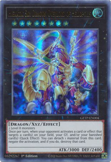 Hieratic Sky Dragon Overlord of Heliopolis - GFTP-EN004 - Ultra Rare 1st Edition