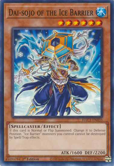 Dai-sojo of the Ice Barrier - HAC1-EN033 - Common 1st Edition