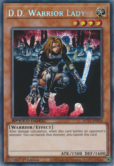 D.D. Warrior Lady - SGX1-ENE04 - Common 1st Edition