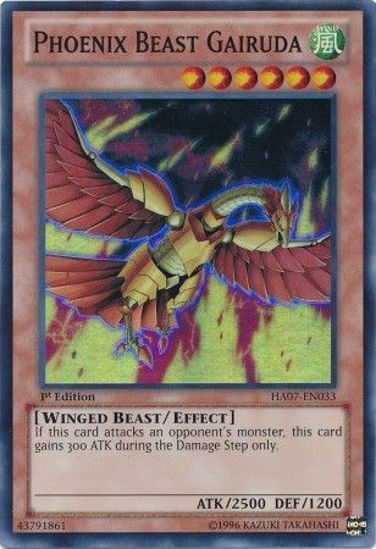 Phoenix Beast Gairuda - HA07-EN033 - Super Rare Unlimited
