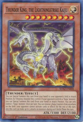 Thunder King, the Lightningstrike Kaiju - SDAZ-EN008 - Common 1st Edition