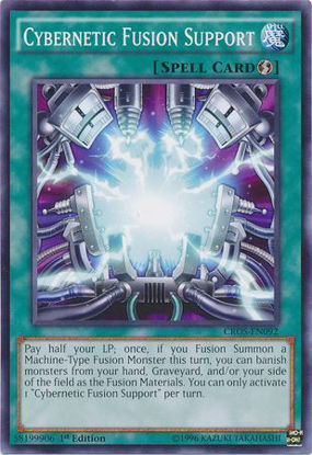 Cybernetic Fusion Support - CROS-EN092 - Common 1st Edition