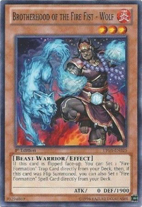 Brotherhood of the Fire Fist - Wolf - LTGY-EN026 - Common 1st Edition