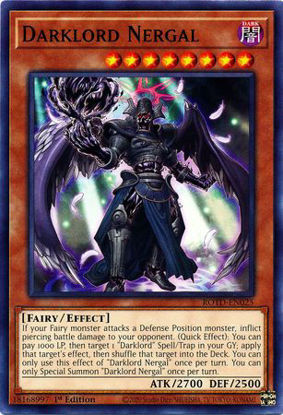 Darklord Nergal - ROTD-EN025 - Common 1st Edition