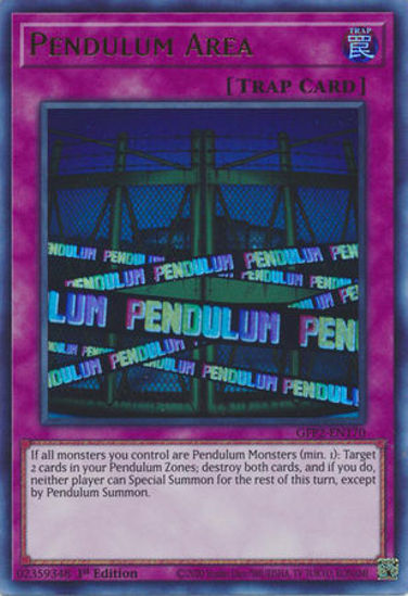 Pendulum Area - GFP2-EN170 - Ultra Rare 1st Edition