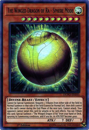 The Winged Dragon of Ra - Sphere Mode - DUPO-EN045 - Ultra Rare 1st Edition