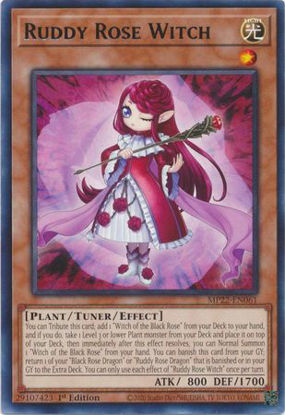 Ruddy Rose Witch - MP22-EN061 - Rare 1st Edition