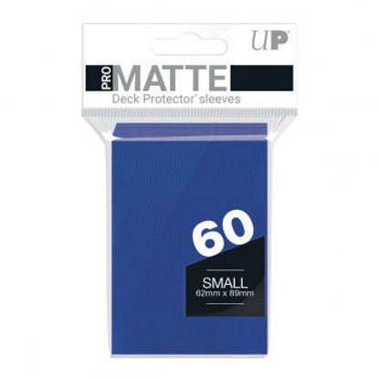 Ultra Pro Deck Protectors - Small Size (60) - Matte Blue