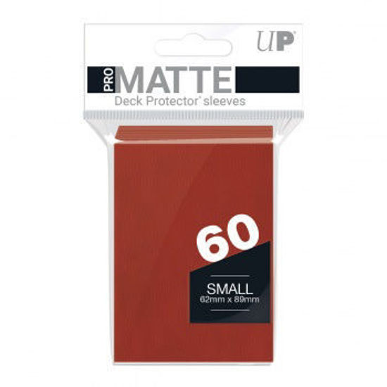 Ultra Pro Deck Protectors - Small Size (60) - Matte Red