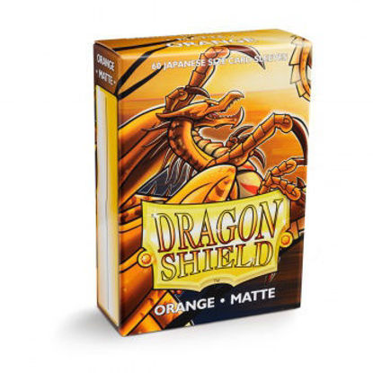 Dragon Shield Small Sleeves - Japanese Matte Orange (60 Sleeves)