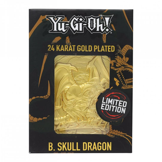 Yu-Gi-Oh! Limited Edition 24K Gold Plated Collectible - B. Skull Dragon