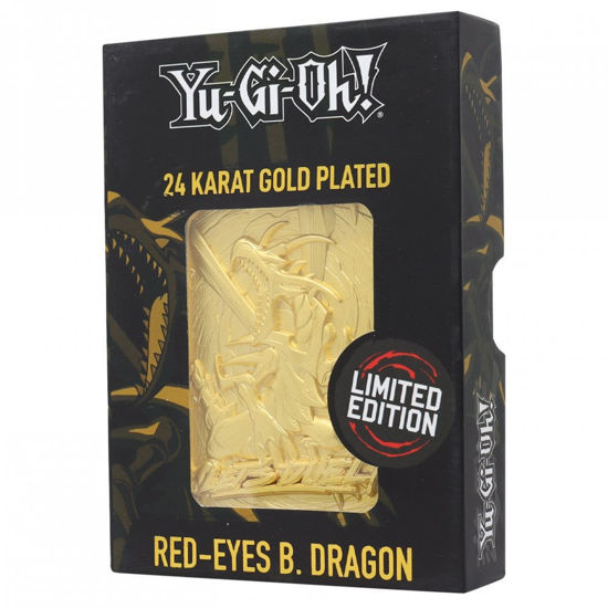 Limited Edition 24K Gold Plated Collectible - Red Eyes B. Dragon