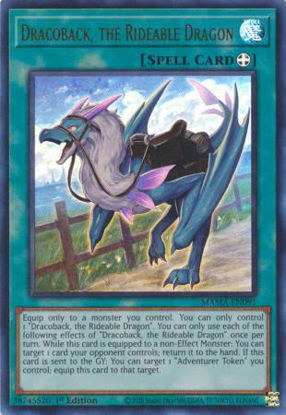 Dracoback, the Rideable Dragon - MAMA-EN091 - Ultra Rare 1st Edition