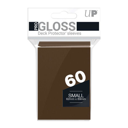 Ultra Pro Deck Protectors - Small Size (60) - Solid Brown