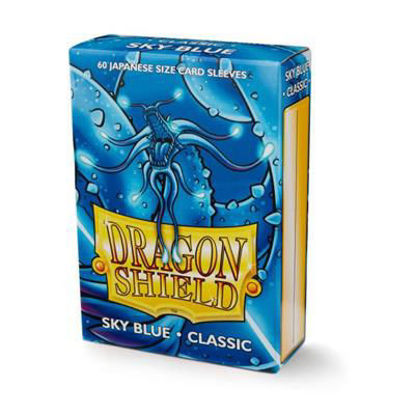 Dragon Shield Small Sleeves - Japanese Matte Sky Blue (60 Sleeves)