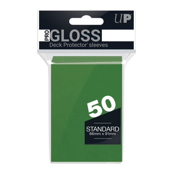Ultra Pro Deck Protectors - Standard Sleeves - Gloss Green (50 Sleeves)