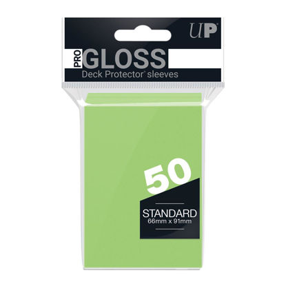 Ultra Pro Deck Protectors - Standard Sleeves - Gloss Lime (50 Sleeves)