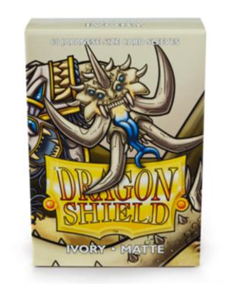 Dragon Shield Small Sleeves - Japanese Matte Ivory (60 Sleeves)