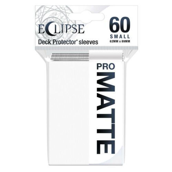 Ultra Pro Deck Protectors - Eclipse Matte Small Sleeves: Arctic White (60 Sleeves)