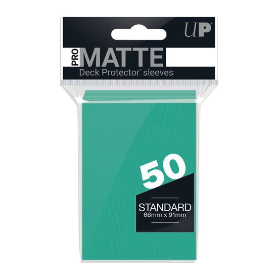 Ultra Pro Deck Protectors - Standard Sleeves - Matte Aqua (50 Sleeves)