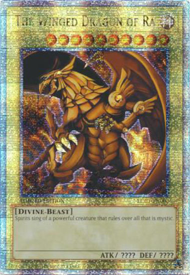 The Winged Dragon of Ra - LC01-EN003 - Quarter Century Secret Rare Limited Edition