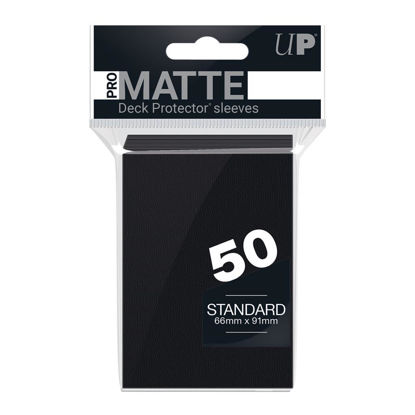 Ultra Pro Deck Protectors - Standard Sleeves - Matte Black(50 Sleeves)