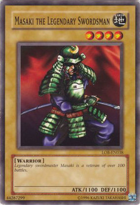 Masaki the Legendary Swordsman - LOB-EN038 - Common Unlimited