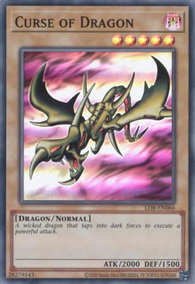 Curse of Dragon - LOB-EN066 - Super Rare Unlimited