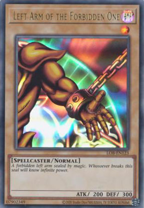 Left Arm of the Forbidden One - LOB-EN123 - Ultra Rare Unlimited