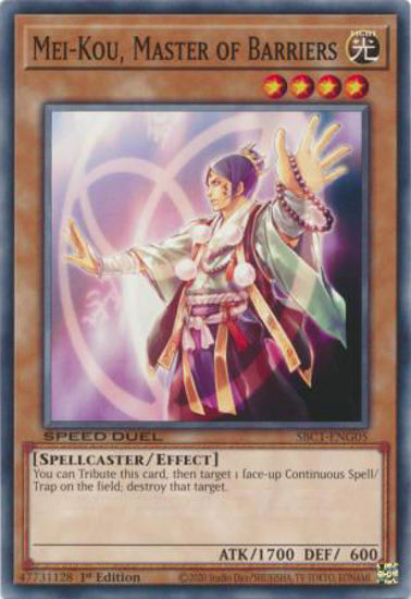 Mei-Kou, Master of Barriers - SBC1-ENG05 - Common 1st Edition