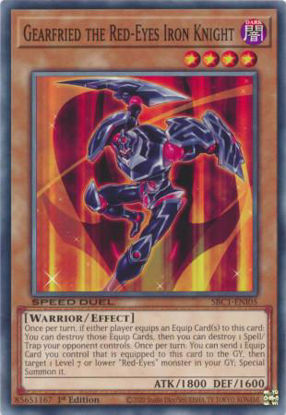 Gearfried the Red-Eyes Iron Knight - SBC1-ENI05 - Common 1st Edition