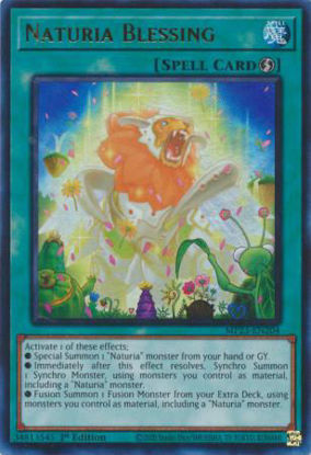 Naturia Blessing - MP23-EN204 - Ultra Rare 1st Edition