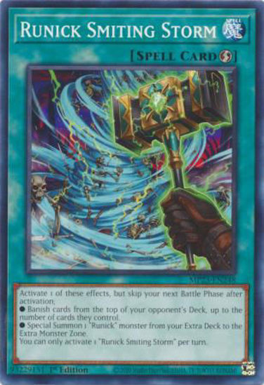 Runick Smiting Storm - MP23-EN248 - Common 1st Edition