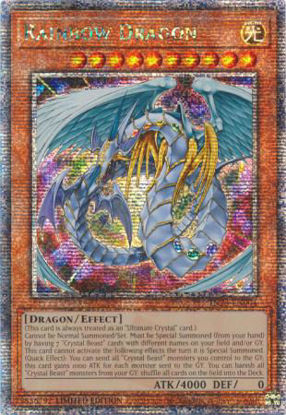 Rainbow Dragon - TN23-EN004 - Quarter Century Secret Rare 1st Edition