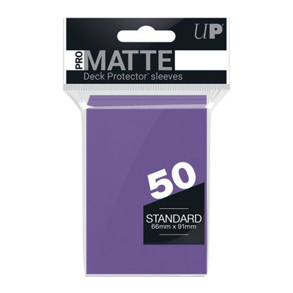 Ultra Pro Deck Protectors - Standard Sleeves - Matte Purple (50 Sleeves)